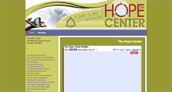 Desktop Screenshot of hopecenterbuffalo.org