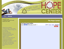 Tablet Screenshot of hopecenterbuffalo.org